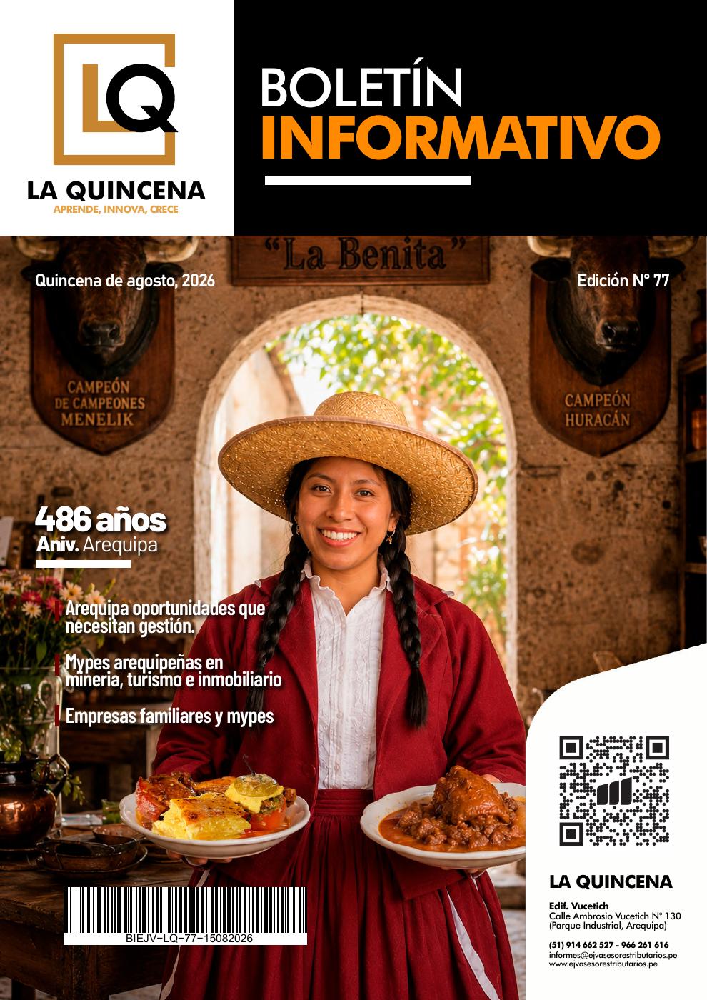 486 años aniversario de Arequipa