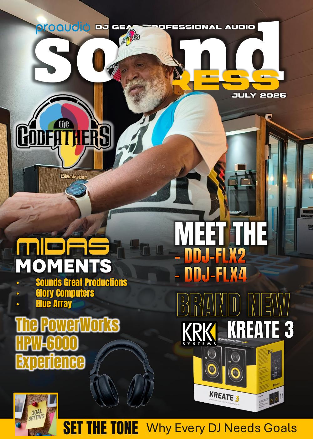 Cover of Sound Press Magazine July 2025