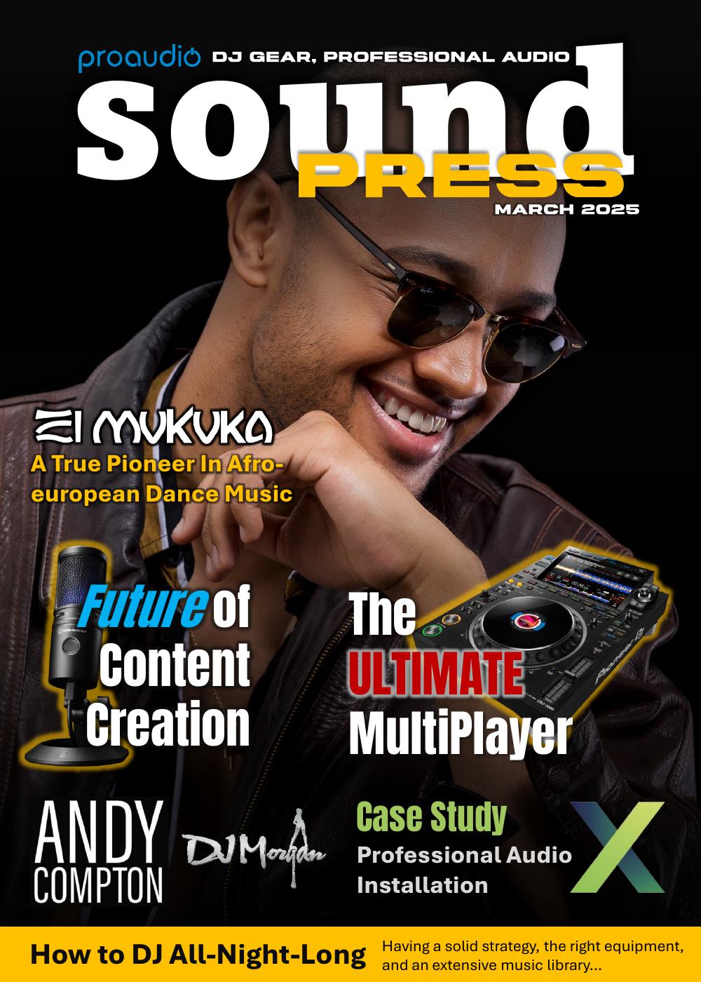 Cover of Sound Press Magazine March 2025