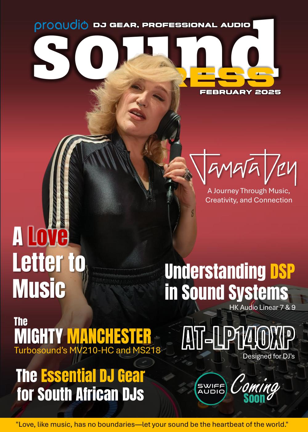 Cover of Sound Press Magazine February 2025