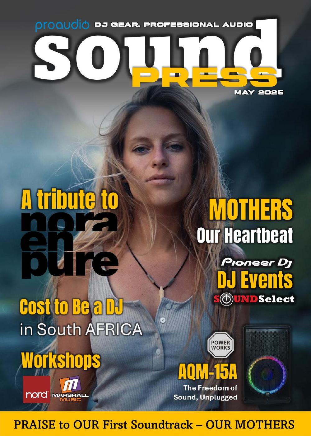 Cover of Sound Press magazine May 2025