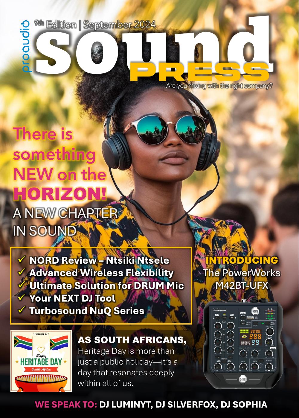Cover of Sound Press Magazine September 2024