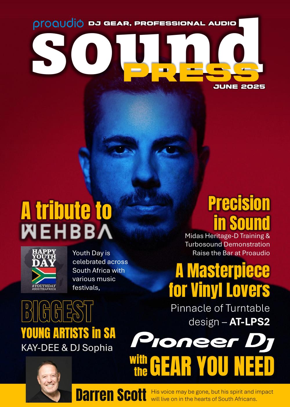 Cover of Sound Press Magazine June 2025