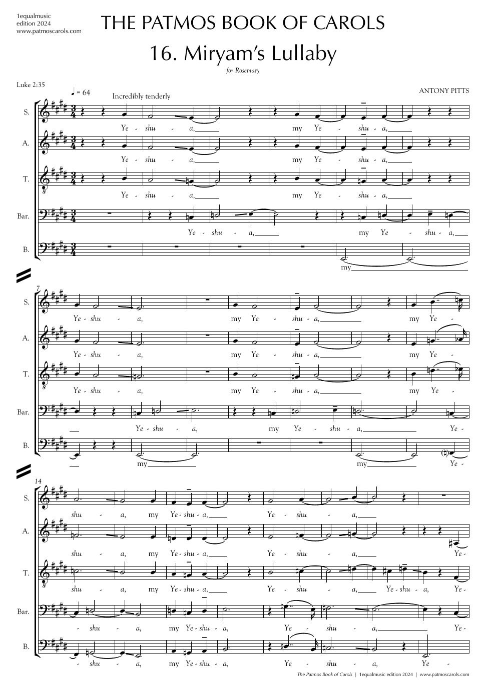 Miryam's Lullaby