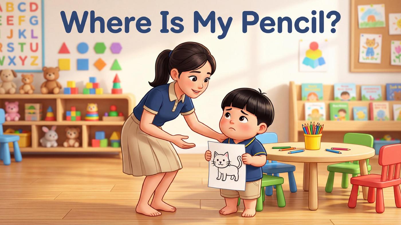 Trang bìa Where is my pencil?