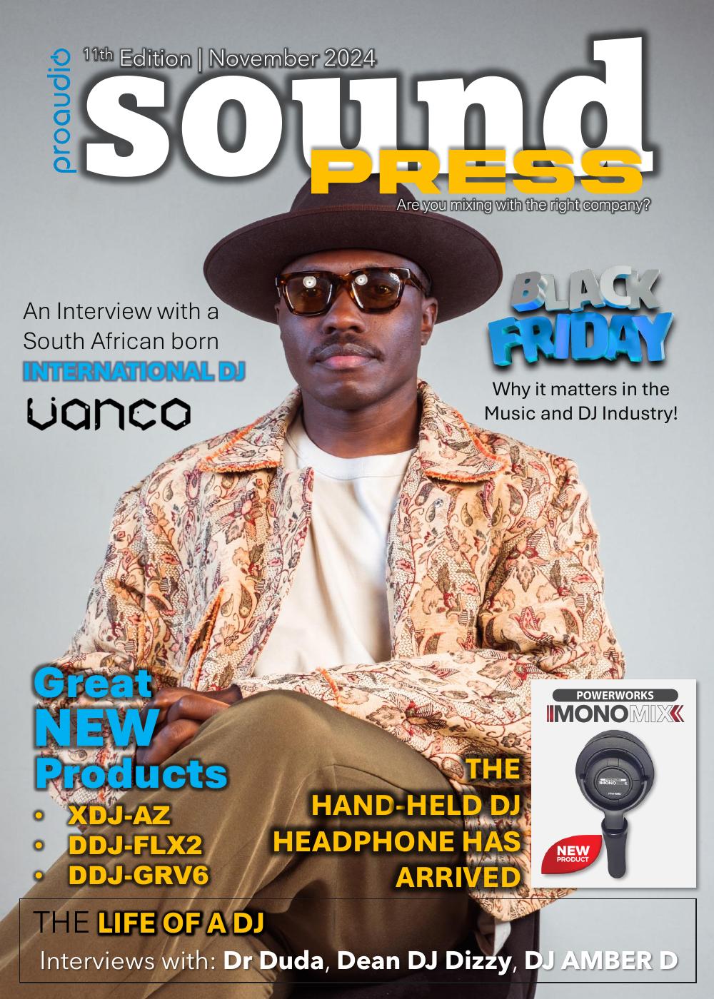 Cover of Sound Press Magazine November 2024