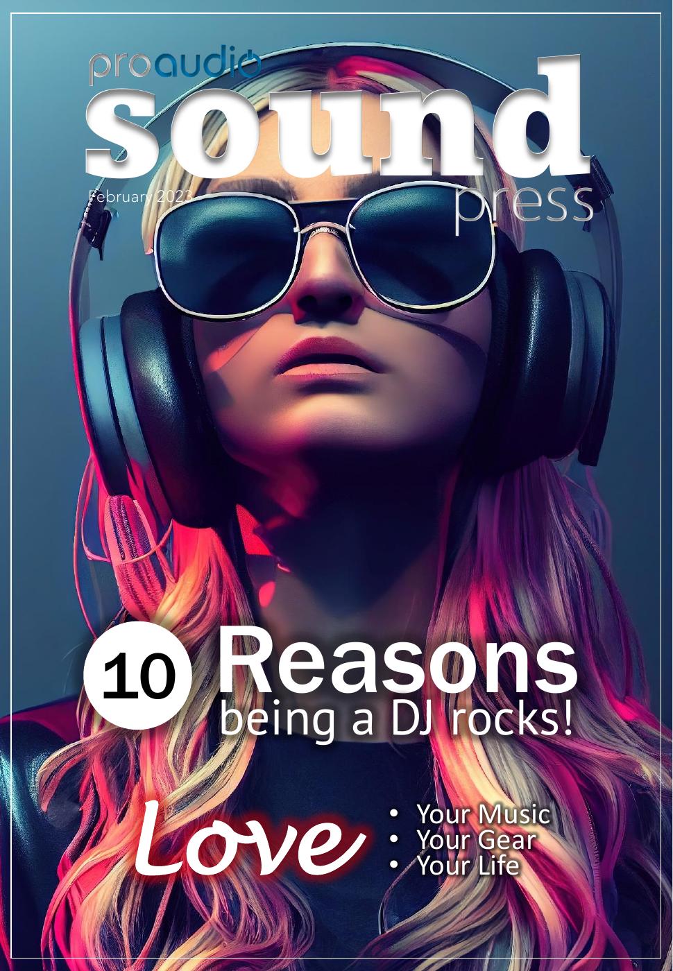 Cover of Sound Press Magazine February 2023