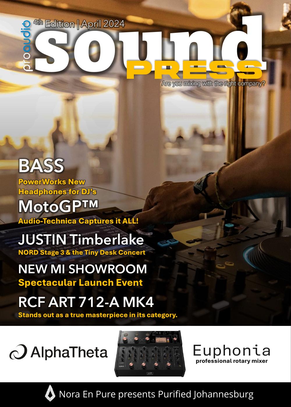 Cover of Sound Press Magazine April 2024