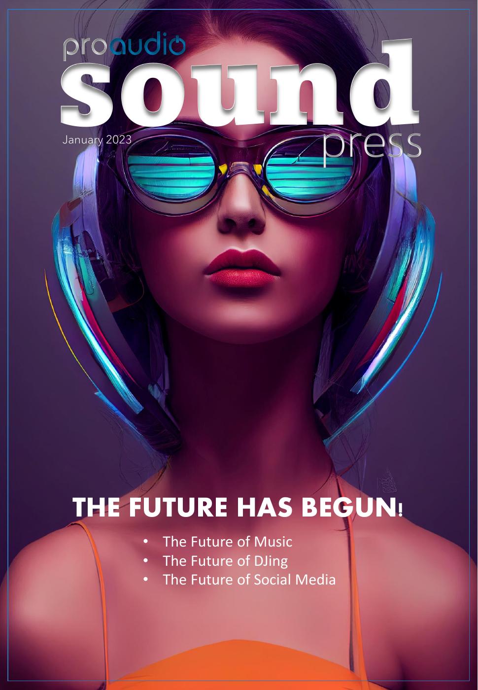Cover of Sound Press Magazine January 2023