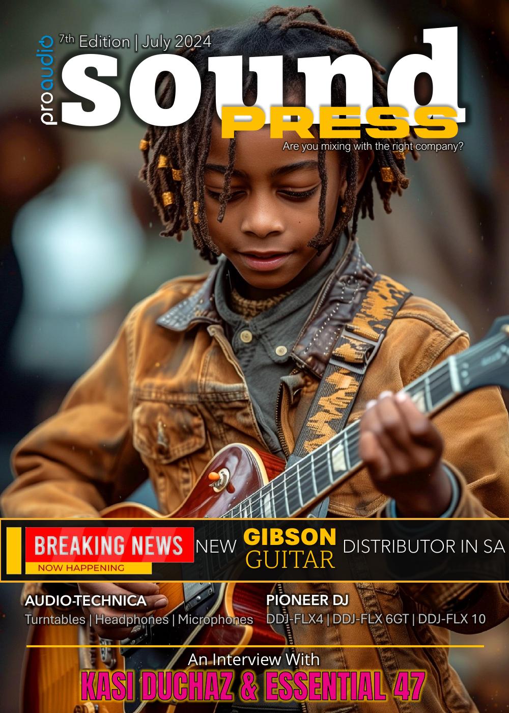 Cover of Sound Press Magazine July 2024