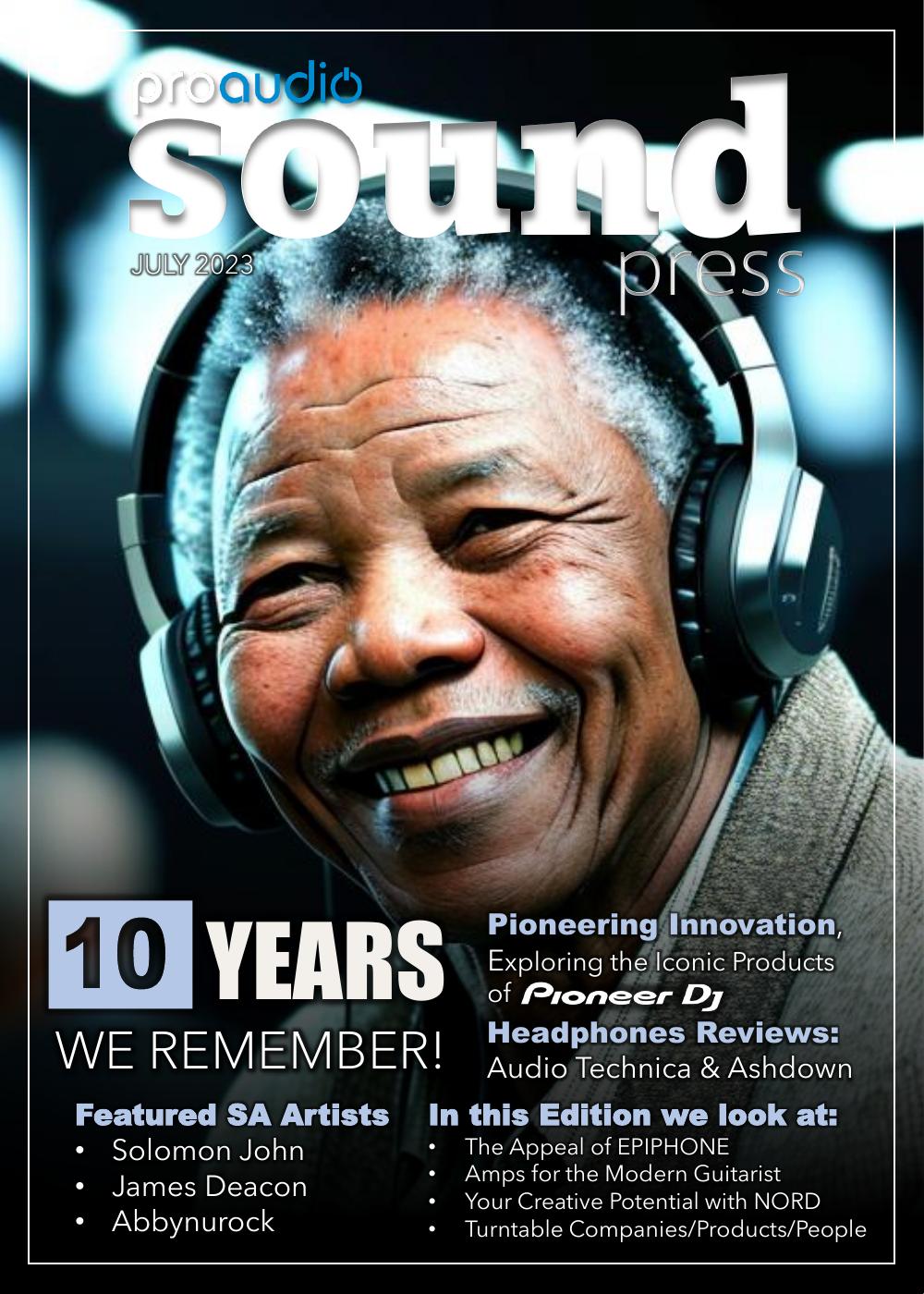 Cover of Sound Press Magazine July 2023