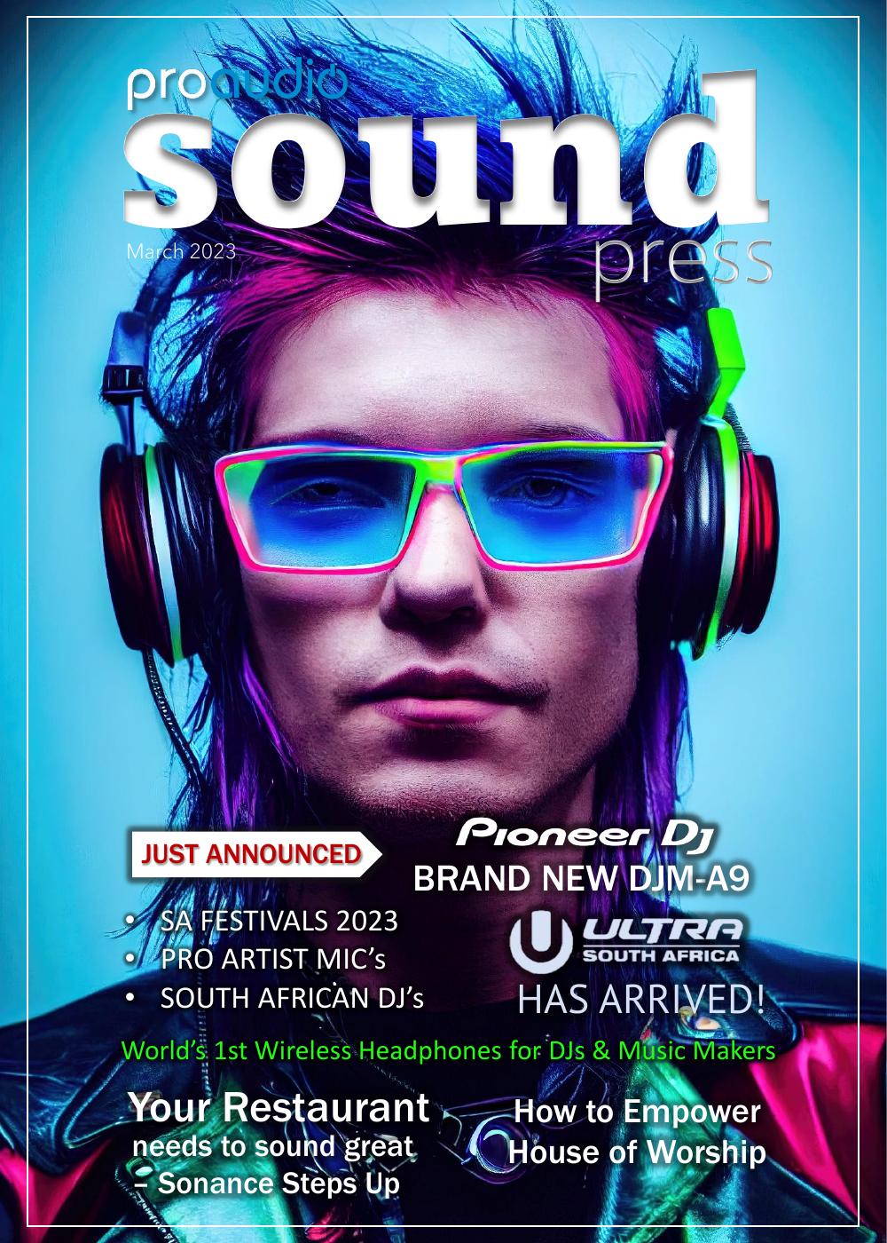 Cover of Sound Press Magazine March 2023