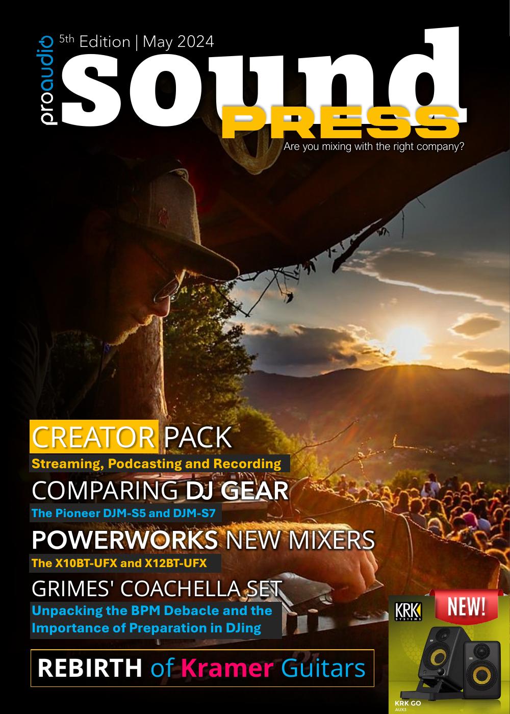 Cover of Sound Press Magazine May 2024