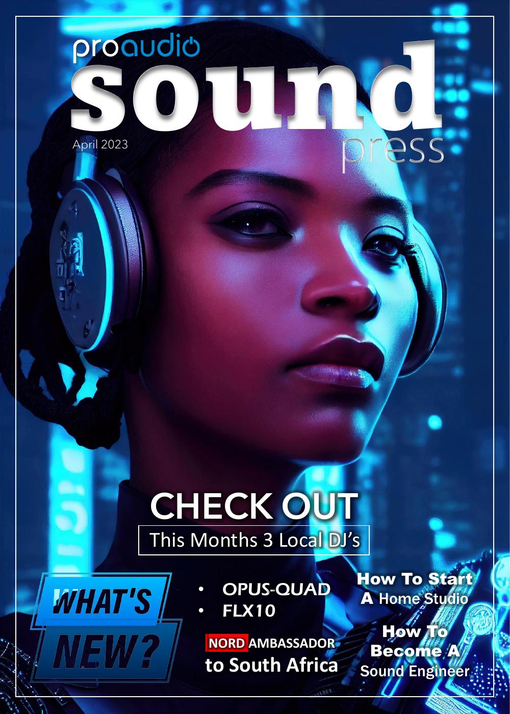 Cover of Sound Press Magazine April 2023