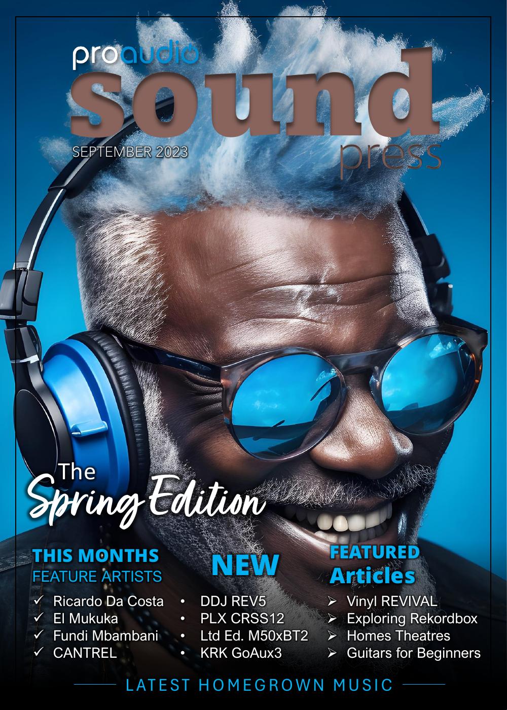 Cover of Sound Press Magazine September 2023