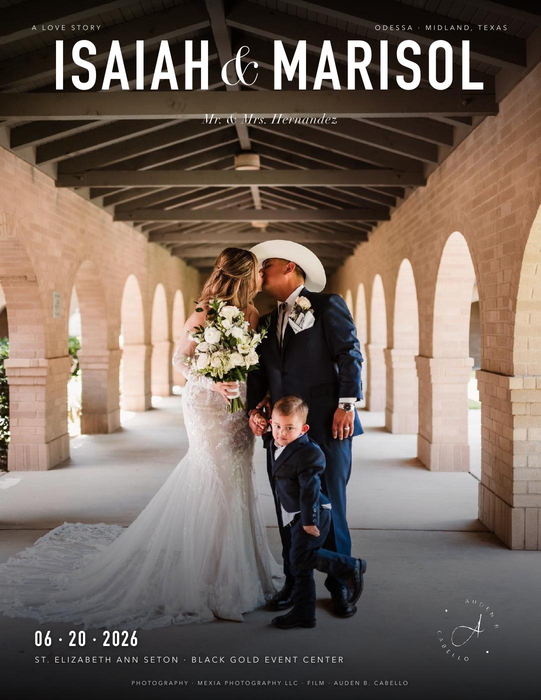 Isaiah & Marisol story magazine cover