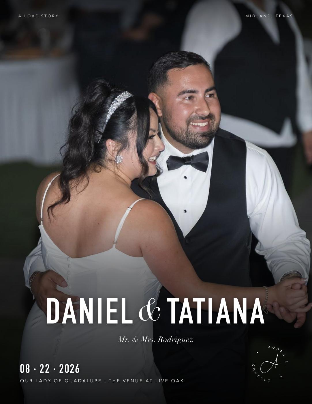 Daniel & Tatiana story magazine cover