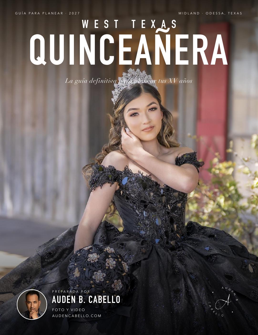 West Texas Quinceañera guide cover, Español