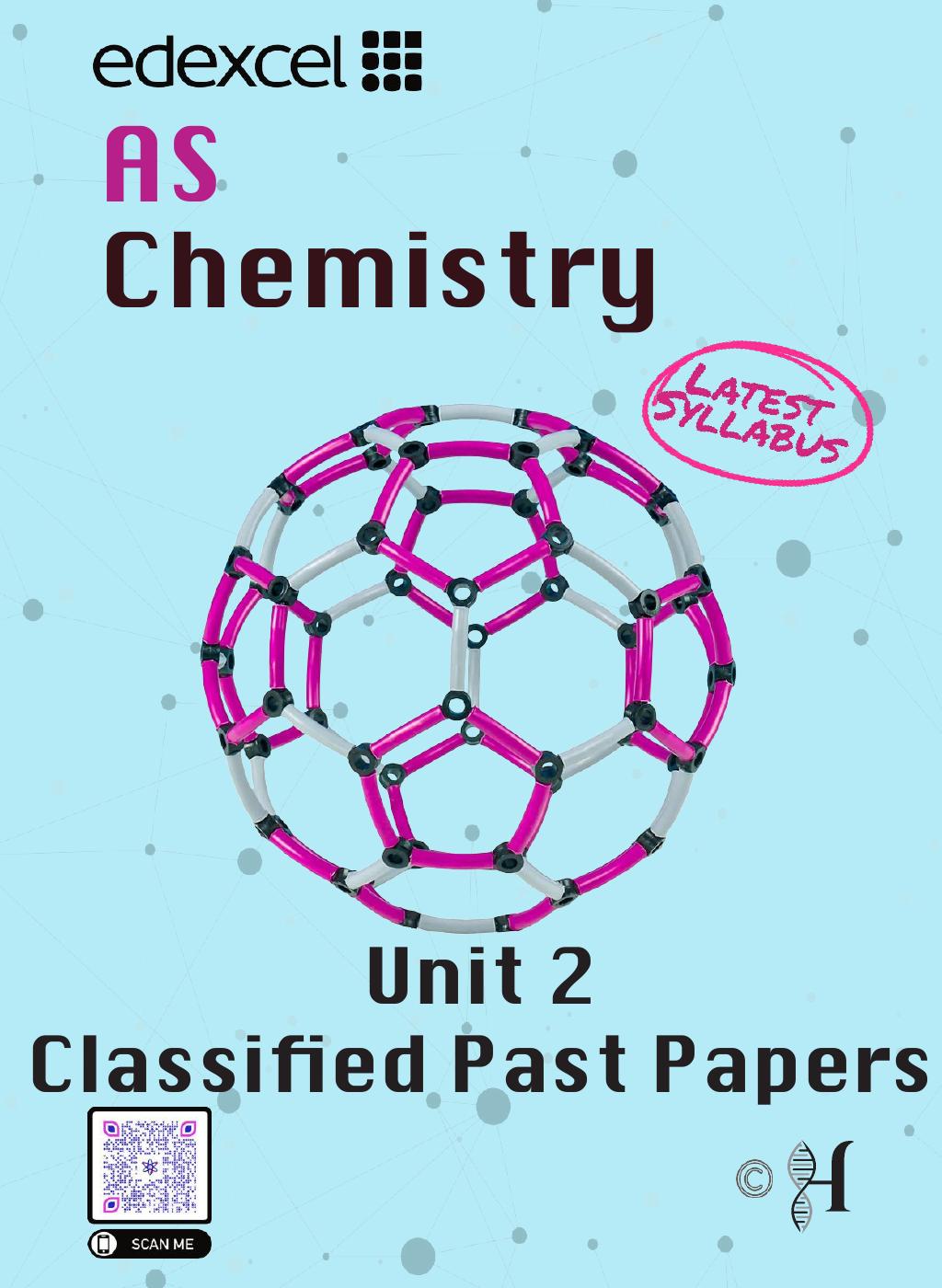 Edexcel AS Chemistry — Unit 2: Classified Past Papers — cover