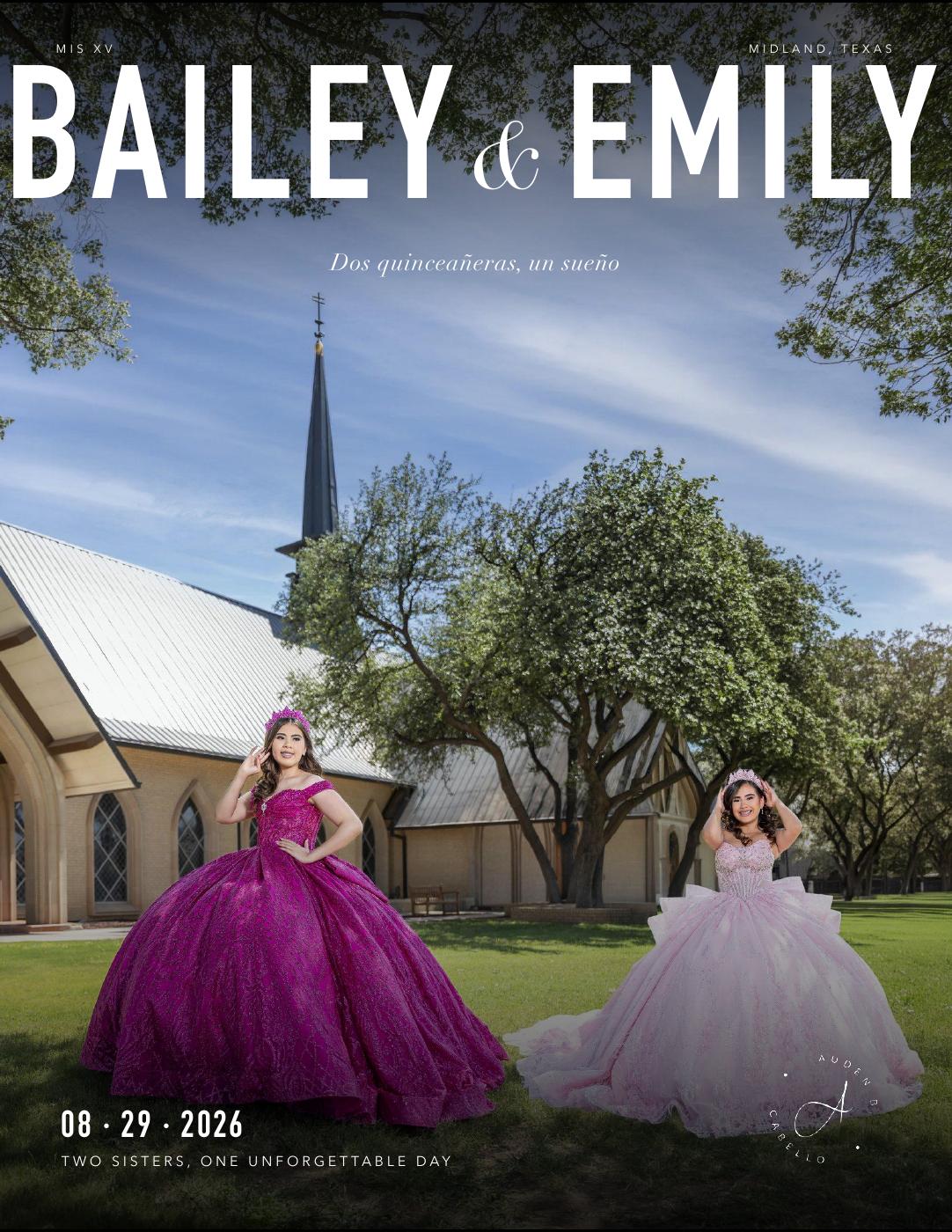 Bailey & Emily story magazine cover