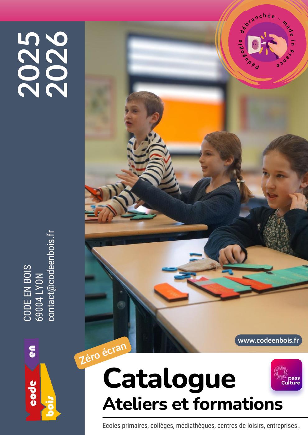 Catalogue d'ateliers et de formations 2025-2026 | PDF to Flipbook