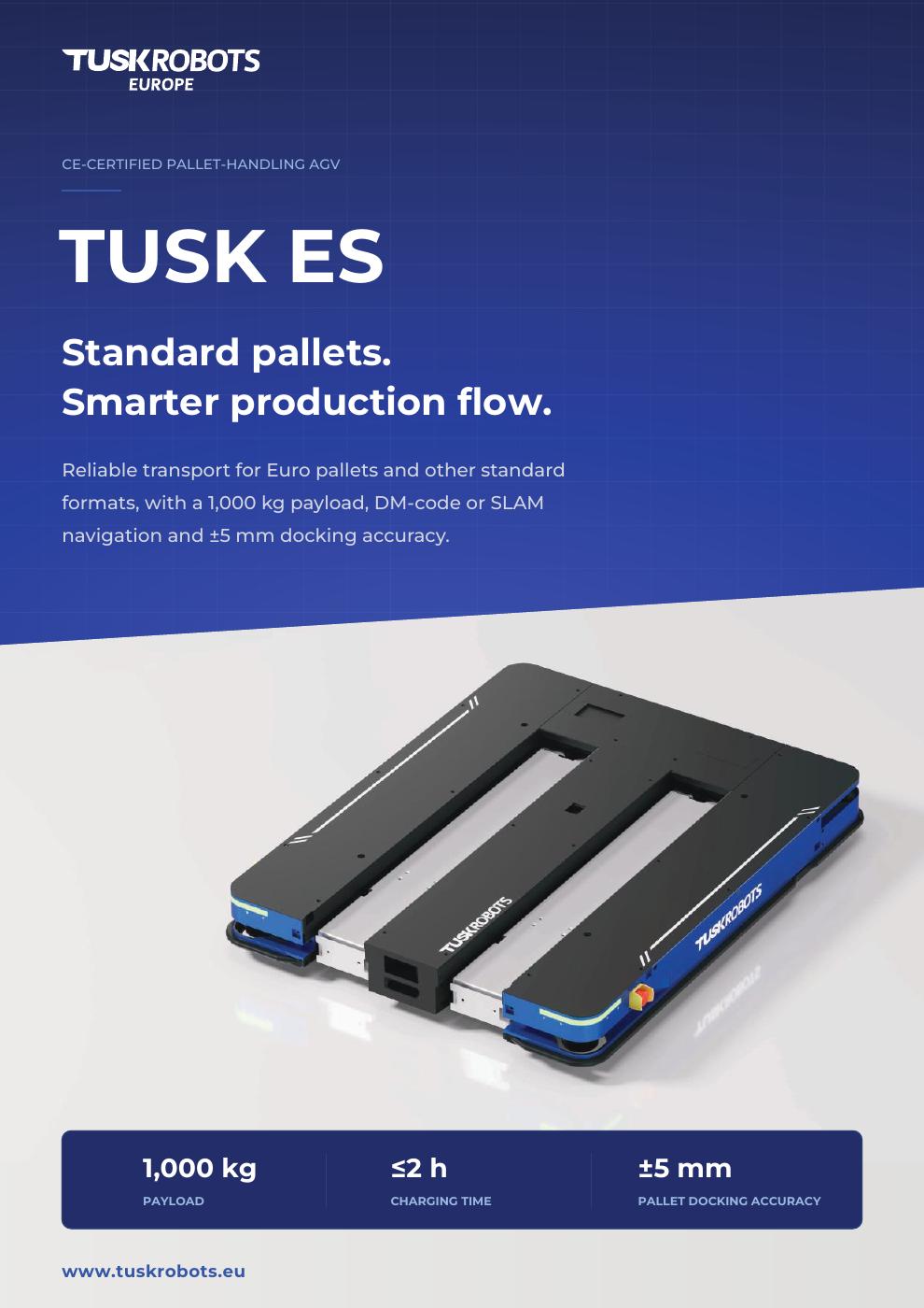 TUSK ES brochure cover