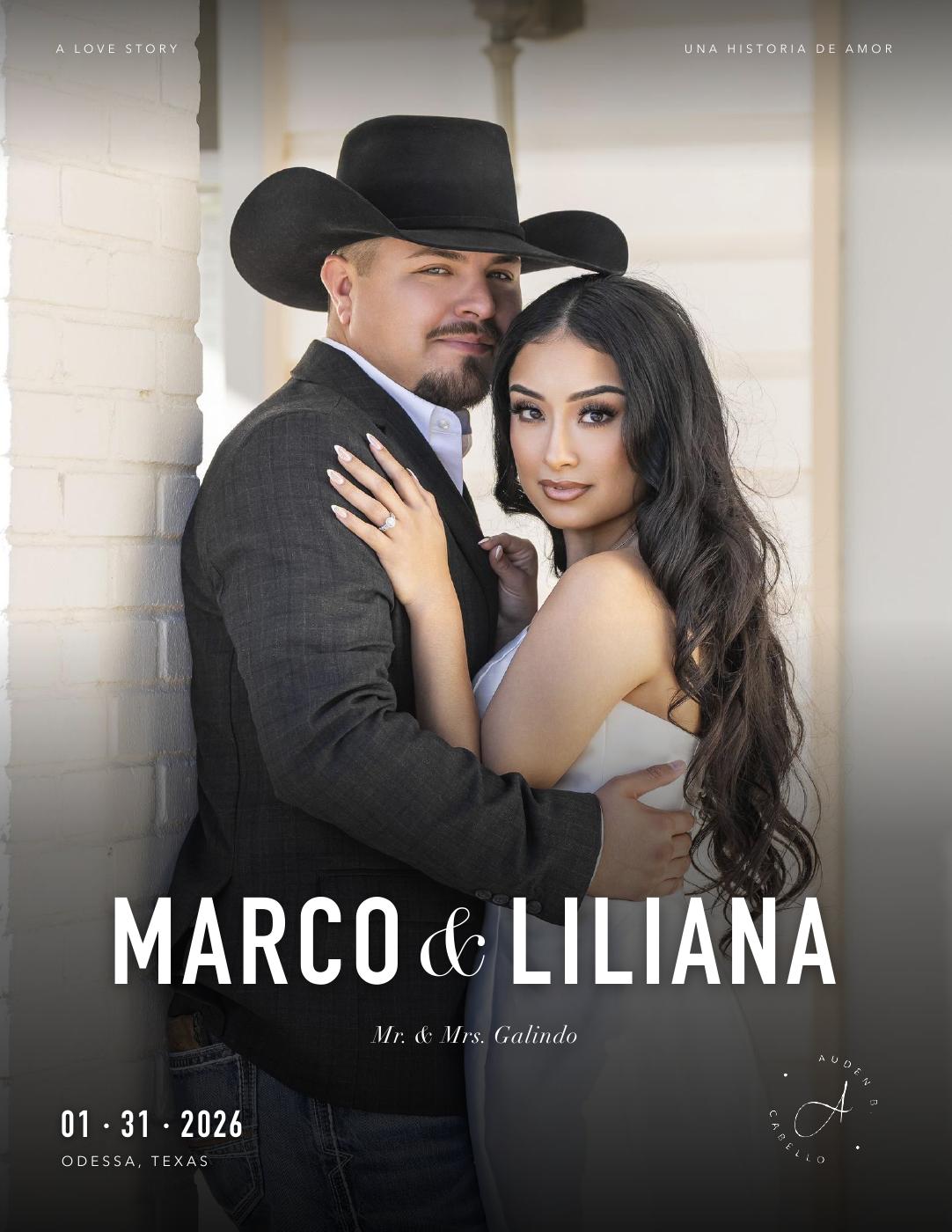 Marco & Liliana story magazine cover