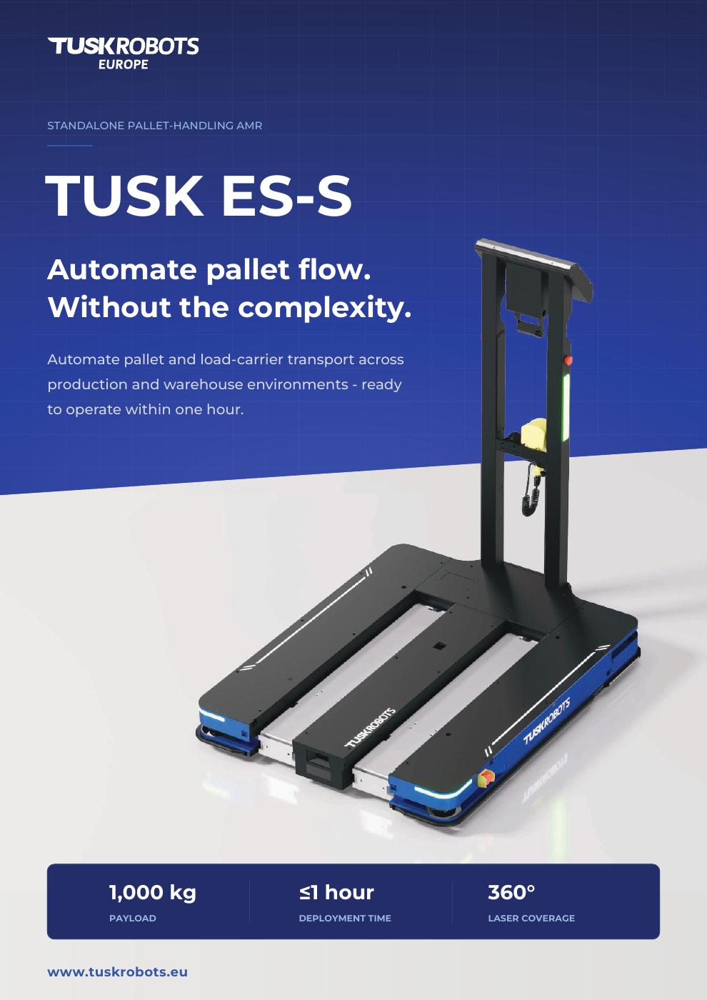 TUSK ES-S brochure cover