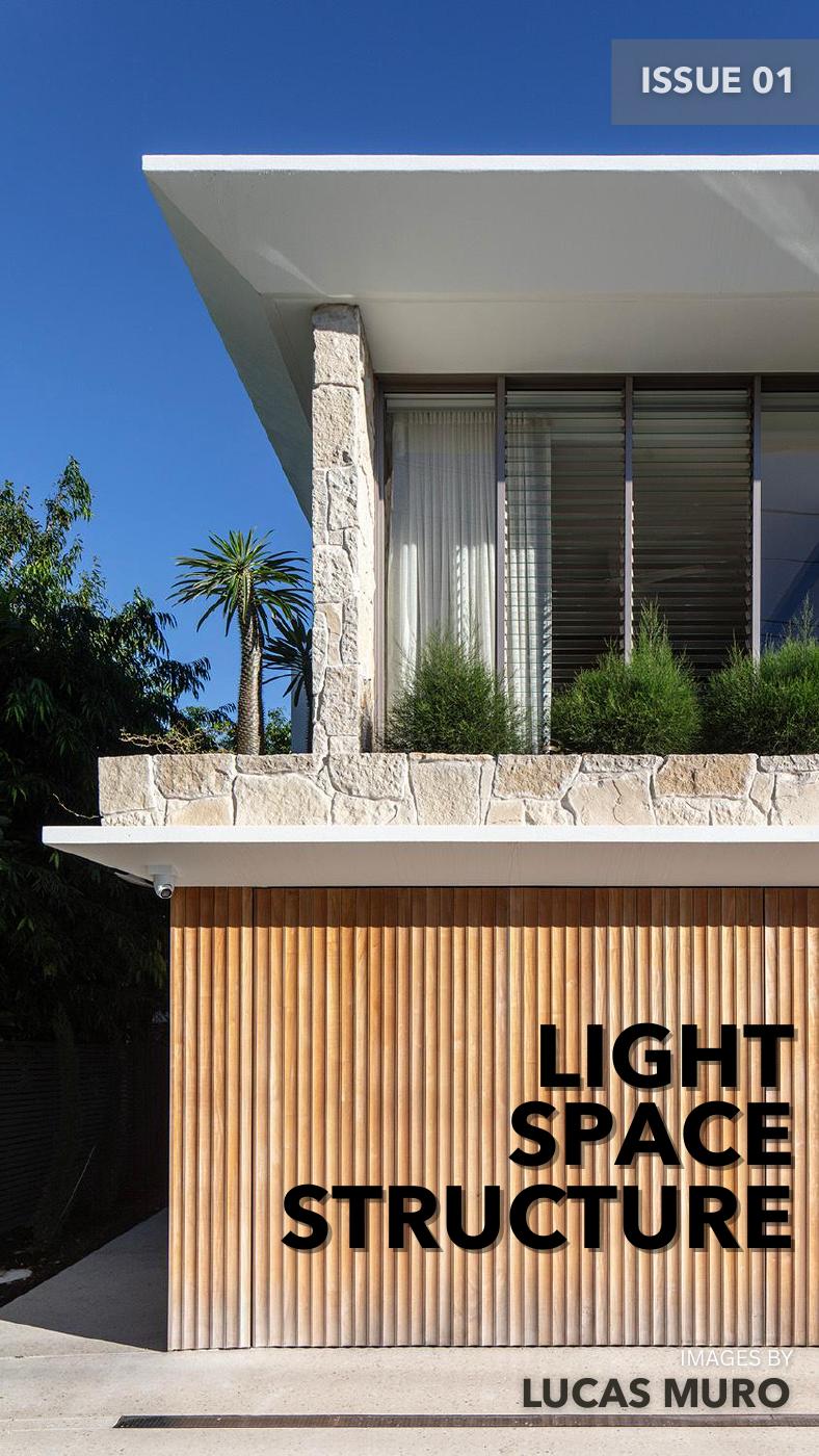 LIGHT.SPACE.STRUCTURE. Issue 01 digital magazine cover