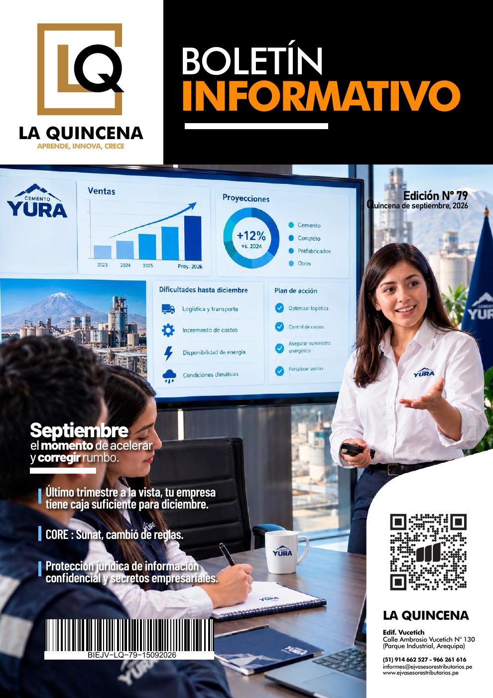 Septiembre el momento de acelerar y corregir rumbo