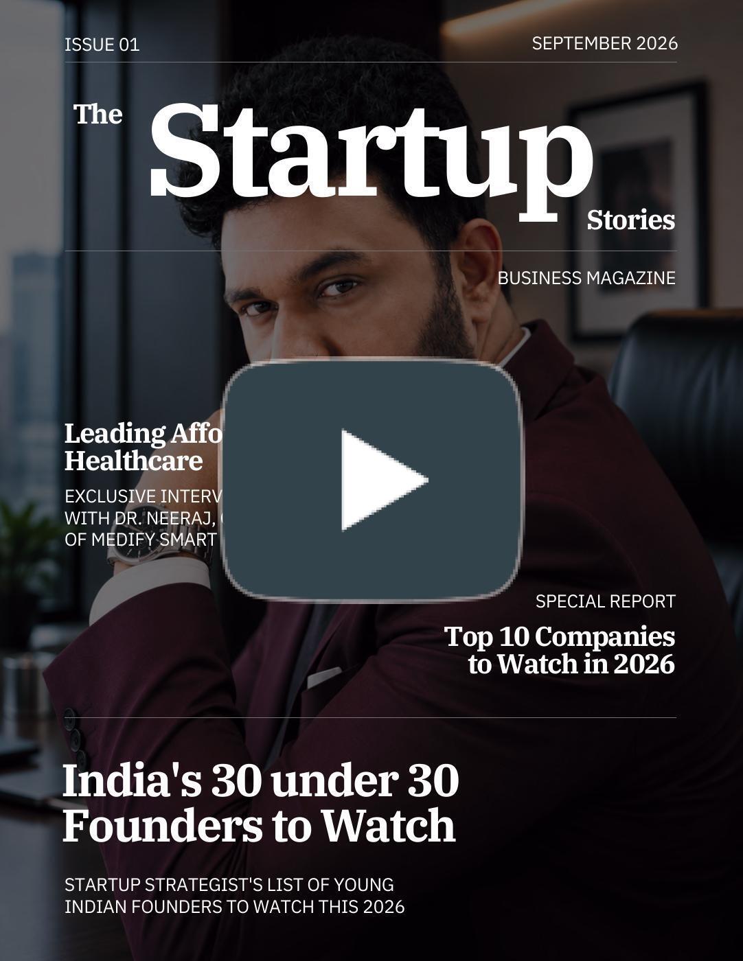The Startup Stories Magazine September 2026 Edition