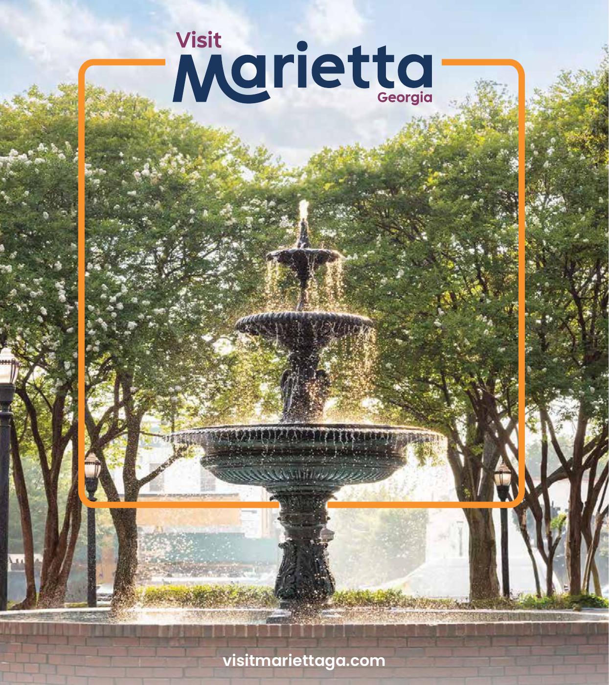 Welcome to Marietta, Georgia! visitor guide cover