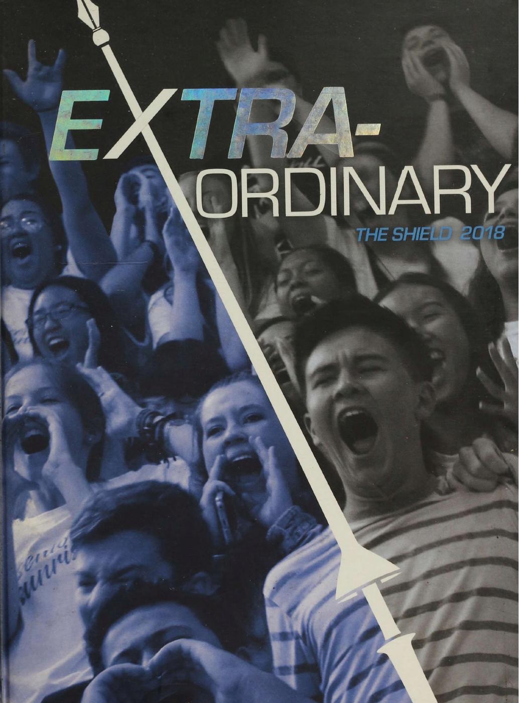 2018 Hillsdale High School yearbook cover