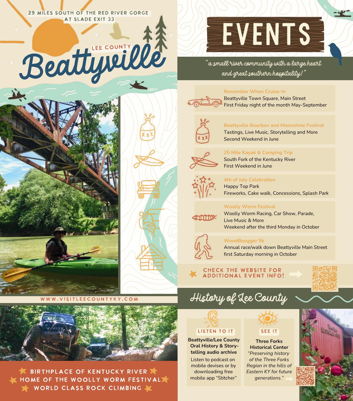 Beattyville - Lee County, Kentucky visitor guide cover