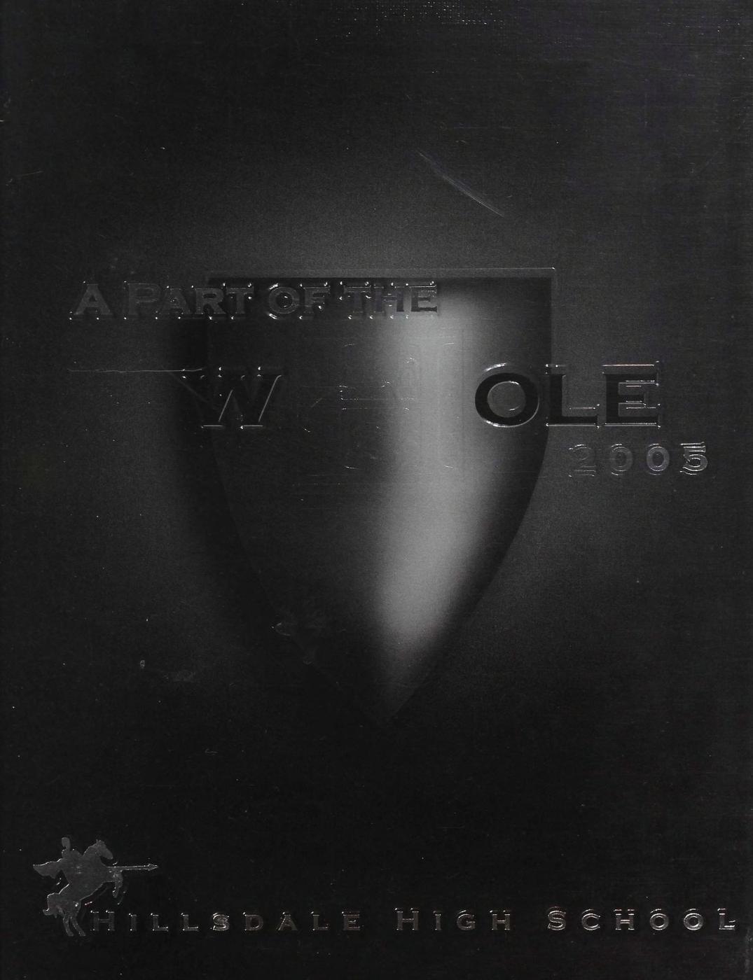 2005 Hillsdale High School yearbook cover