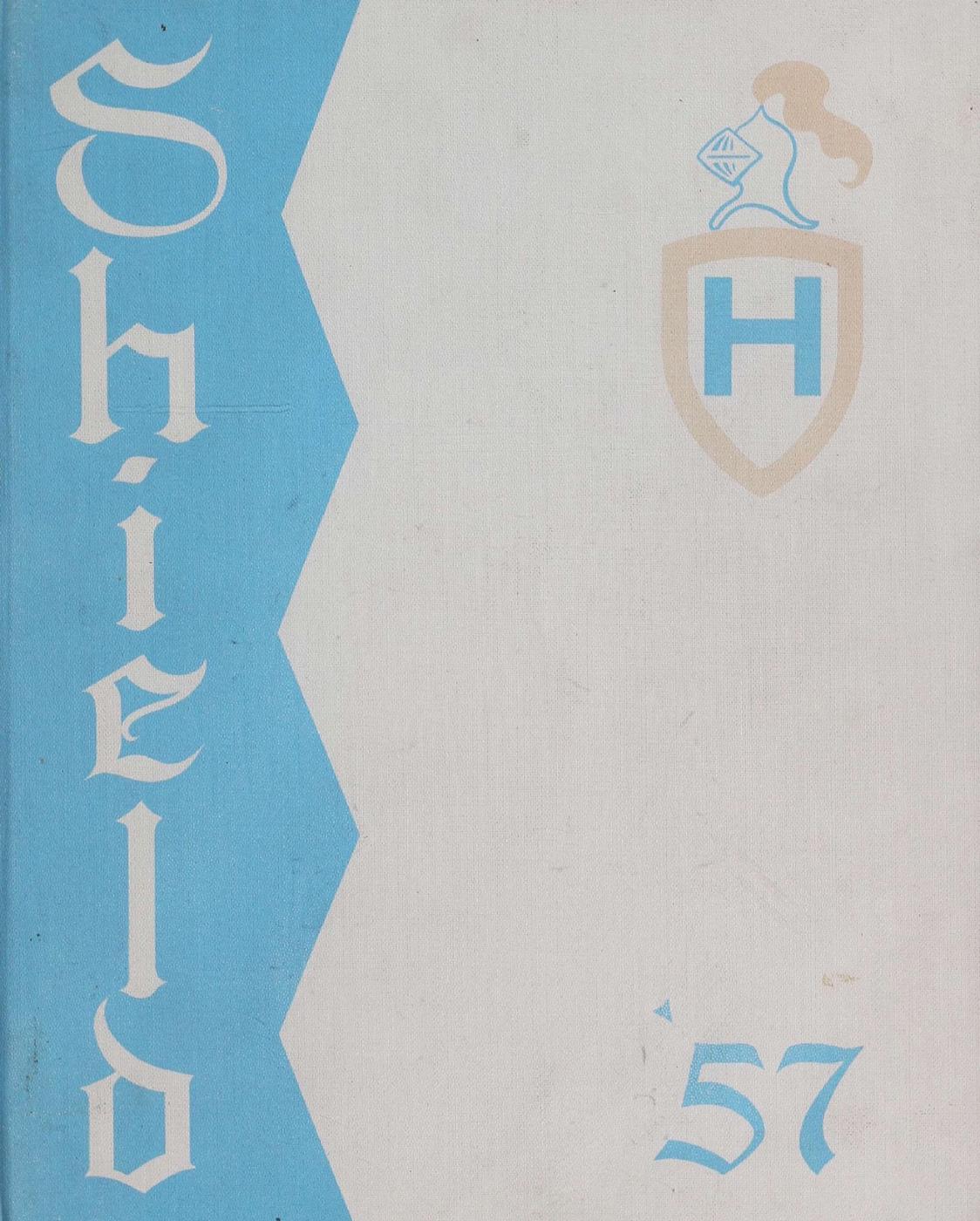 1957 Hillsdale High School yearbook cover
