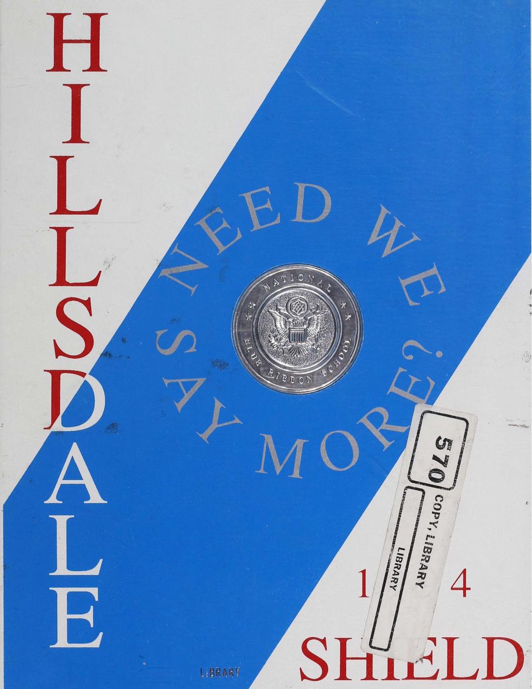 1994 Hillsdale High School yearbook cover