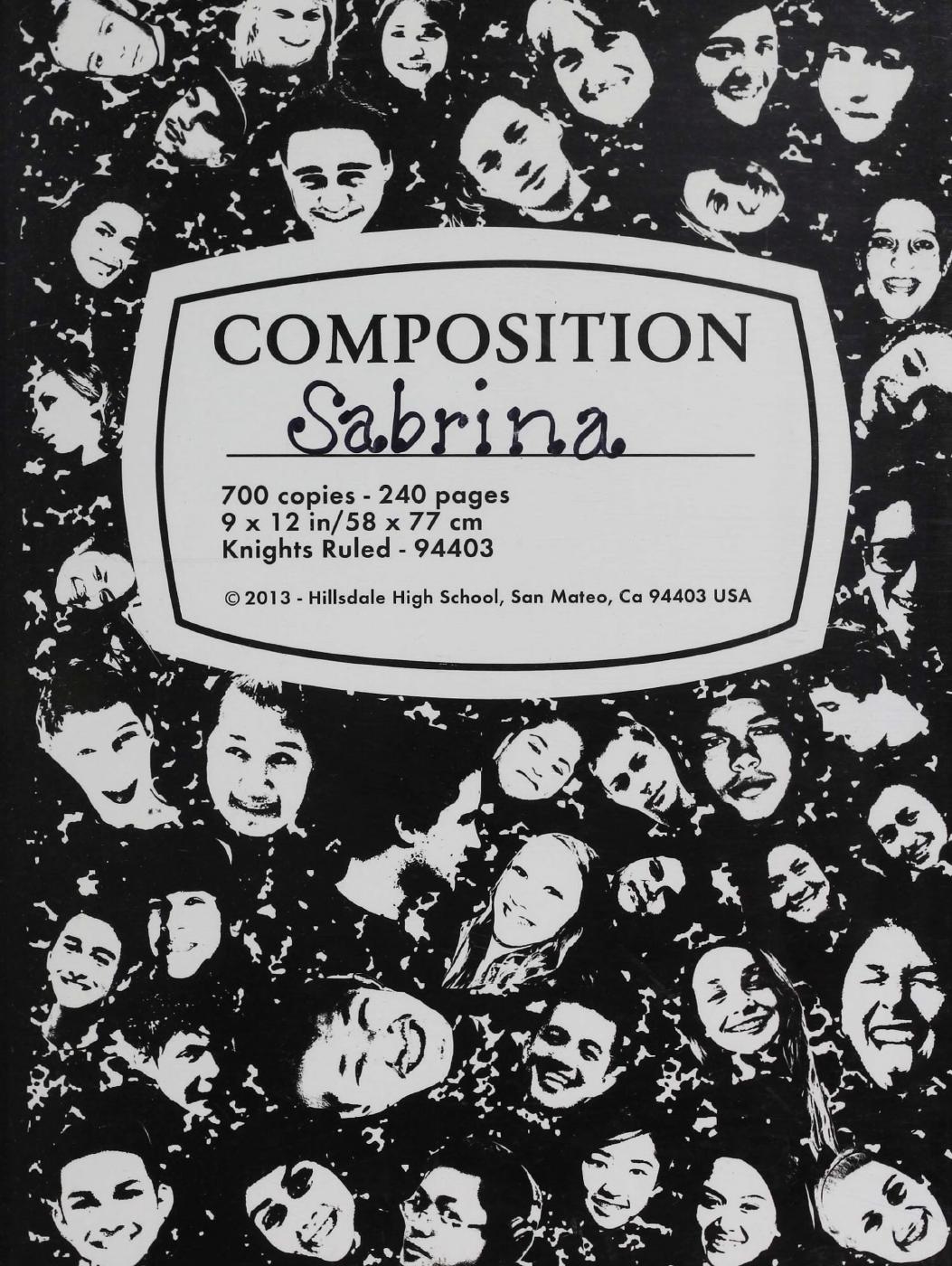 2013 Hillsdale High School yearbook cover