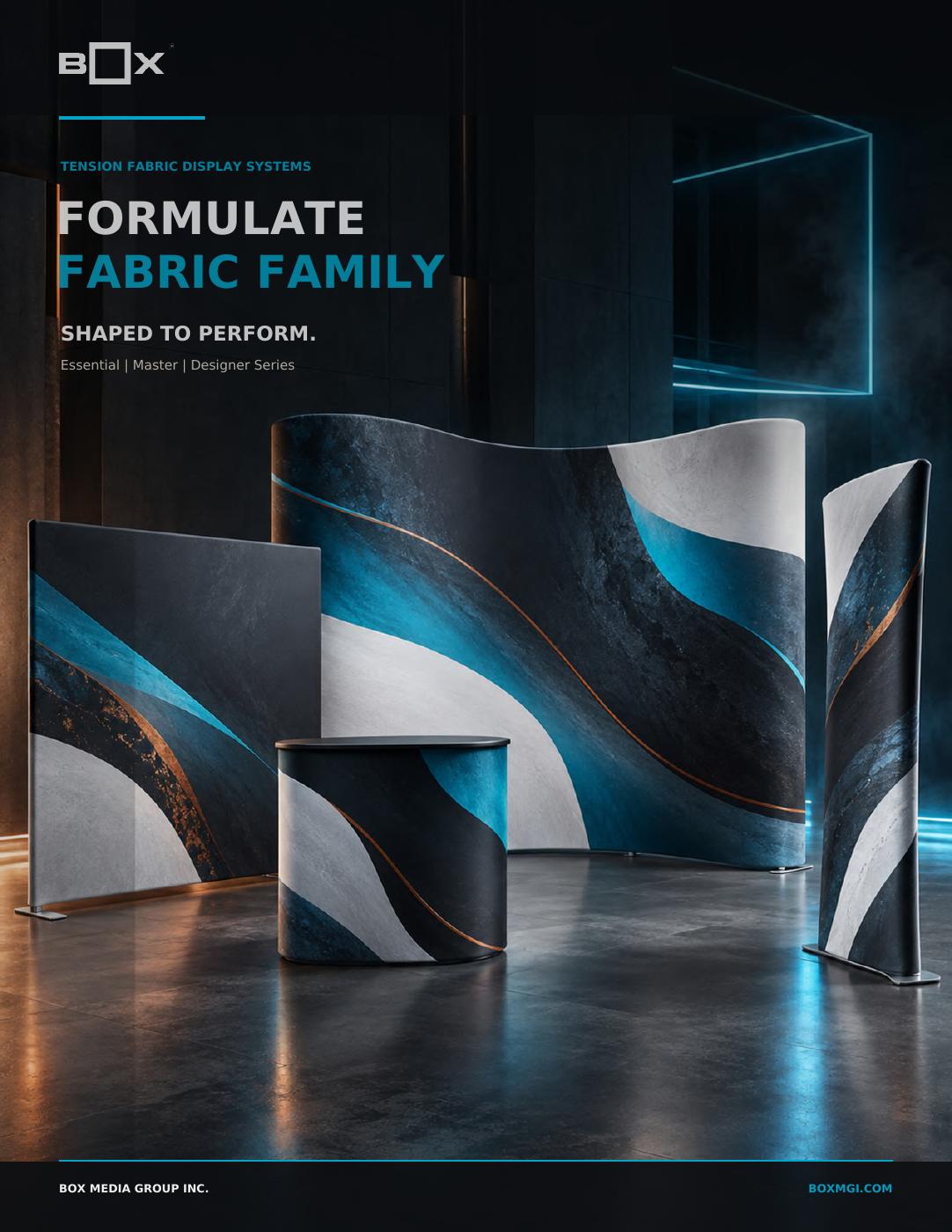 Formulate Tension Fabric Displays