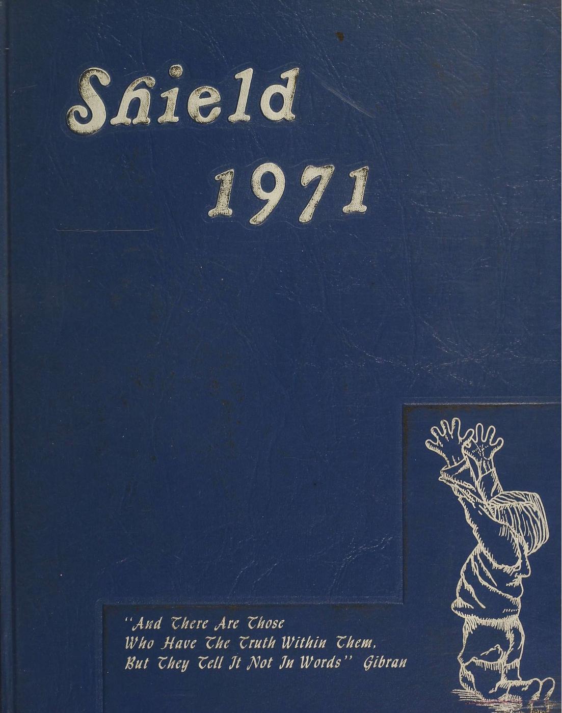 1971 Hillsdale High School yearbook cover
