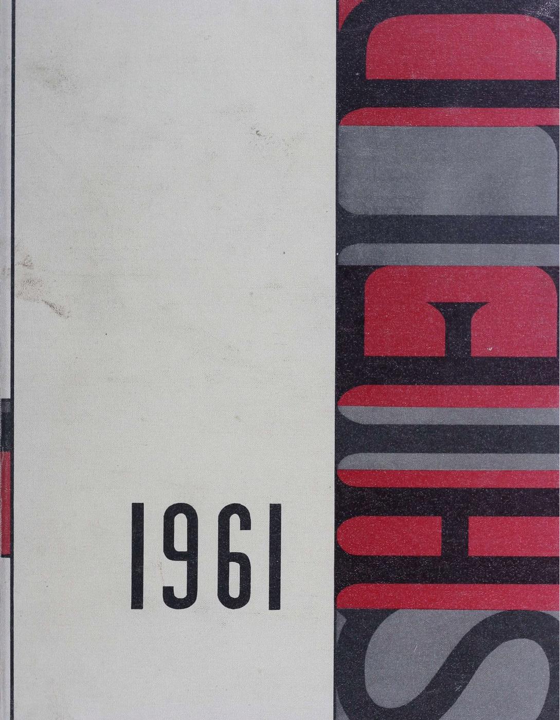 1961 Hillsdale High School yearbook cover