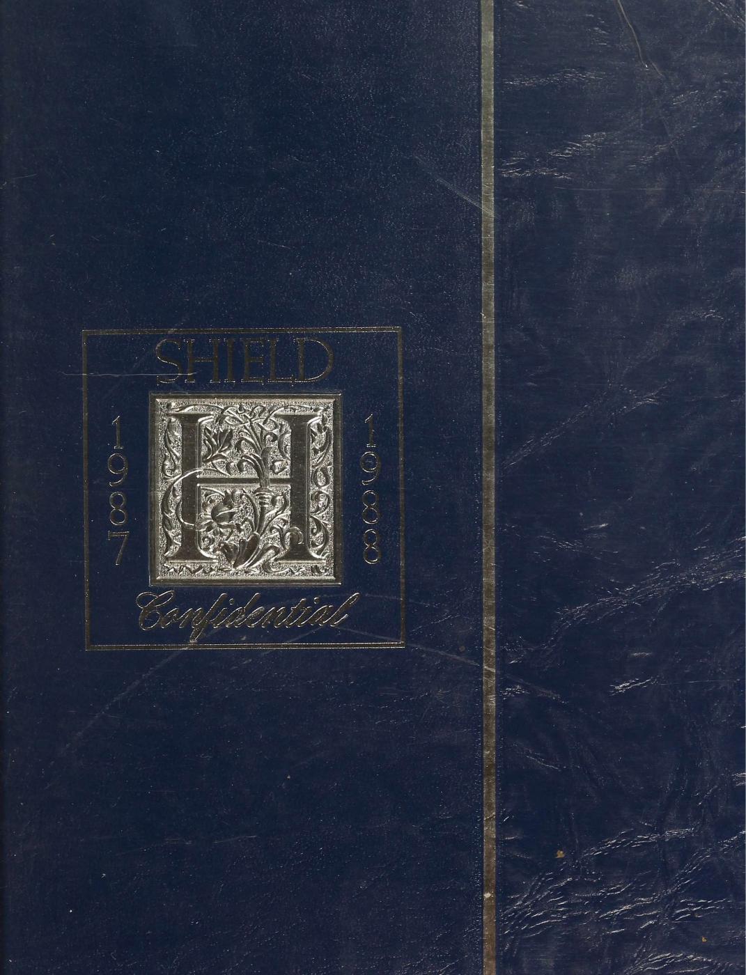 1988 Hillsdale High School yearbook cover
