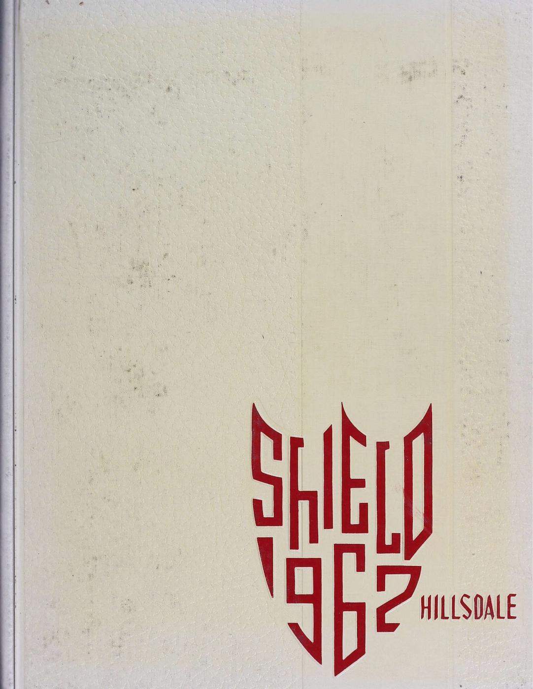 1962 Hillsdale High School yearbook cover