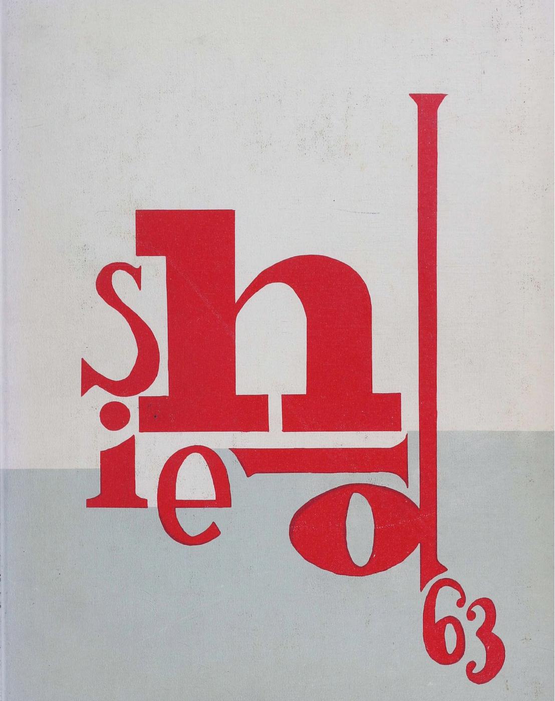 1963 Hillsdale High School yearbook cover
