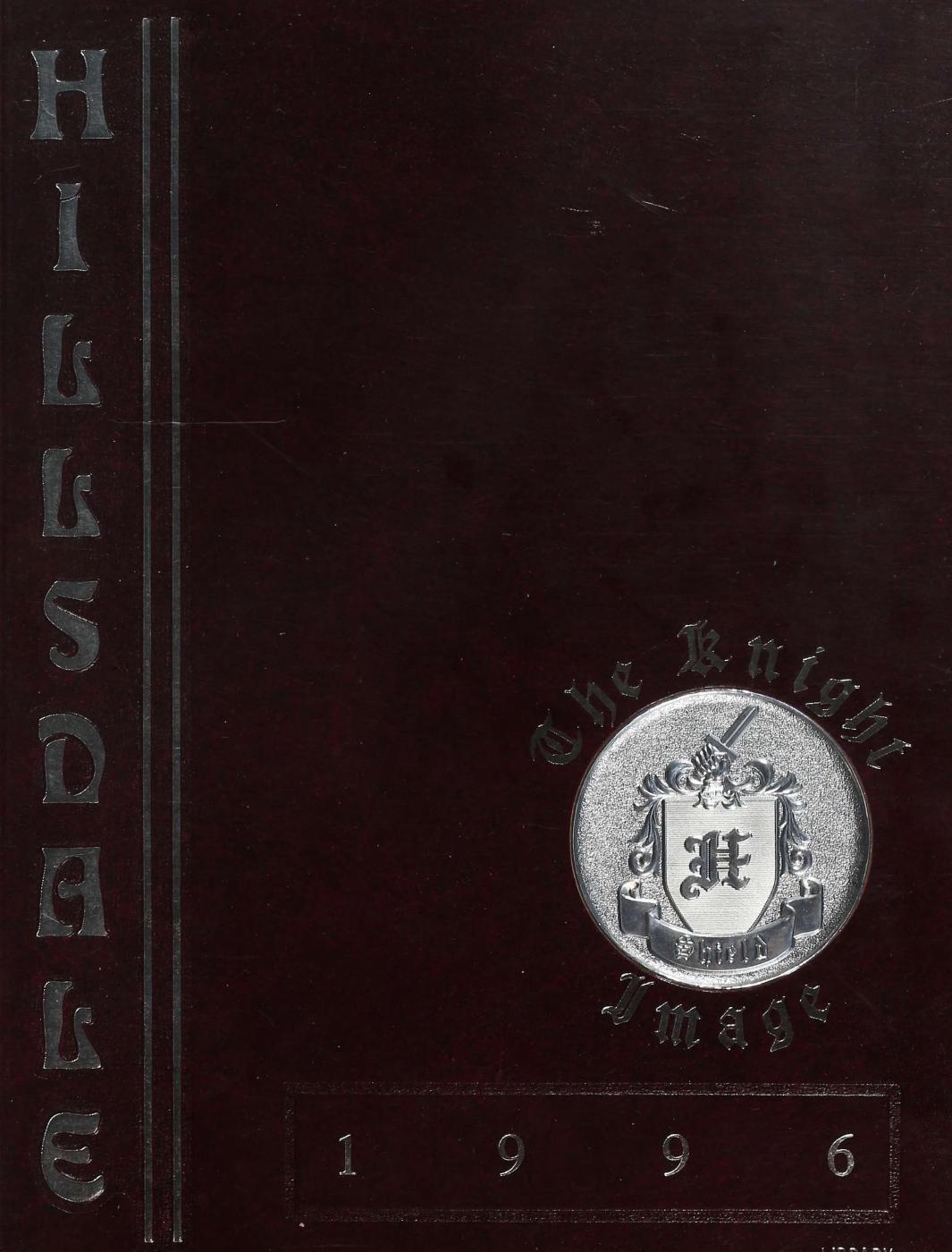 1996 Hillsdale High School yearbook cover