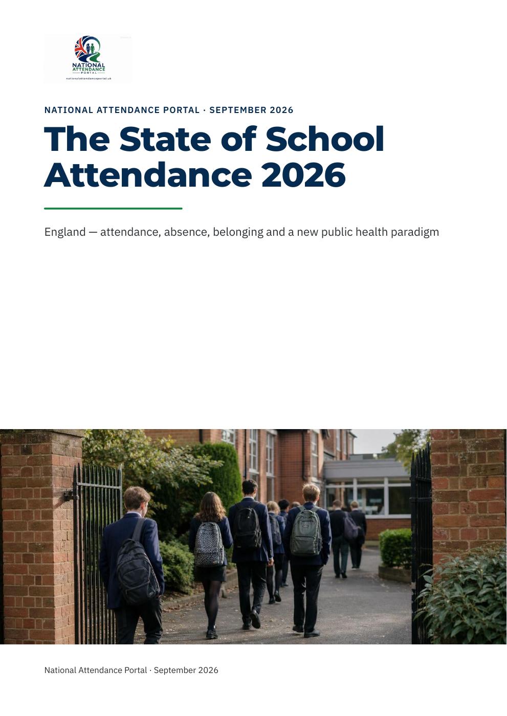 The State of School Attendance 2026 cover